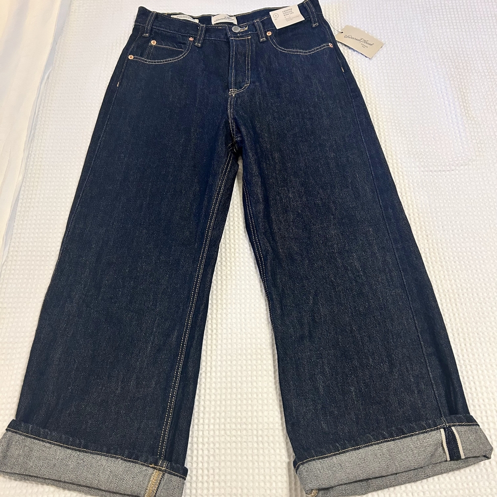 Universal Thread Dark Blue Wide Leg Jeans